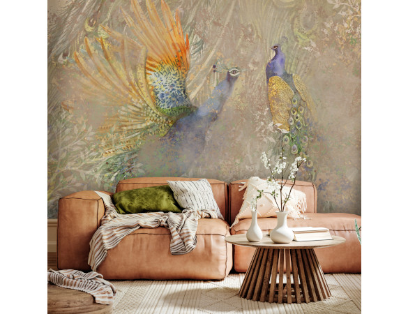 Un papier peint vintage remit au goût du jour