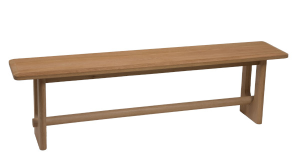 Banc en chêne Edwin : l'alliance parfaite du design épuré et de la robustesse