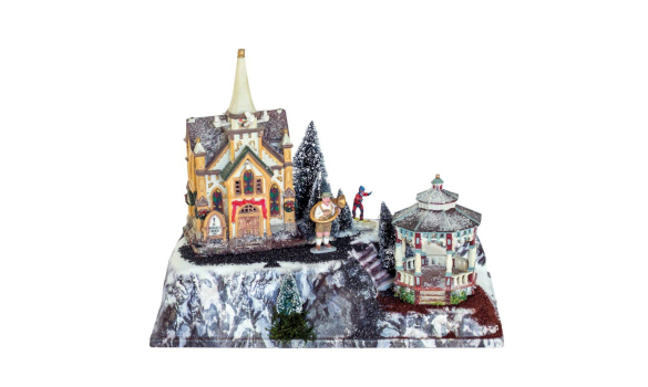 Une base pour village de Noël qui plaira aux petits et grands