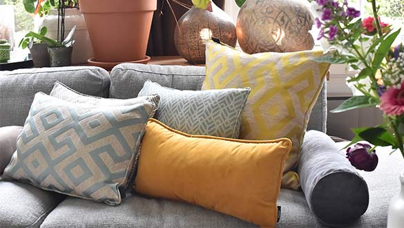 Coussin déco Sevilla blue de Madison