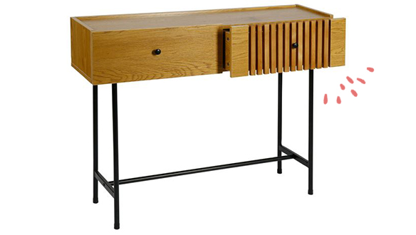 La console en bois Izia