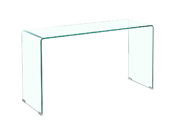 Transparence absolue pour la console en verre Amadeus