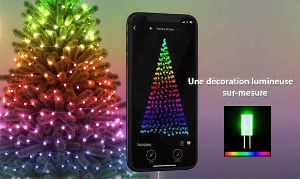 Guirlande Lumineuse De Noël Musicale 3 M - 30 LEDs Avec Capteur Sonore Et Haut-parleur - Joue 'All I Want For Christmas Is You' - Alimentée Par Piles
