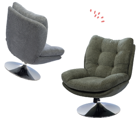 Un moment de détente bien mérité avec le fauteuil pivotant Magnum