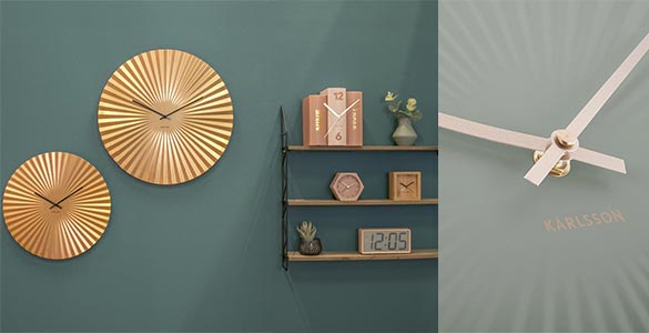 Une horloge ronde murale en taille XXL 