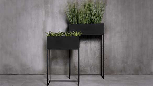 Lot de 2 consoles en métal Eszential