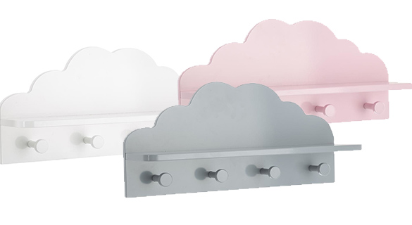 Porte Manteaux Patere Nuage 4 Pateres Atmosphera Atmosphera
