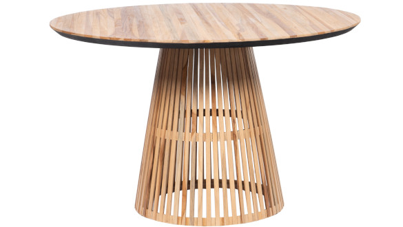 Table à manger ronde 120 cm Calopsite : élégance et convivialité au quotidien