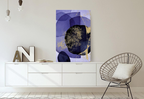 Le tableau Kaleidoscope violet or de Artgeist 