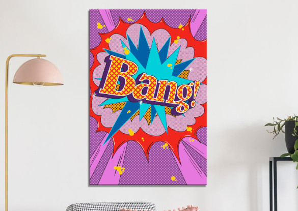 Un tableau pop et coloré pour votre intérieur